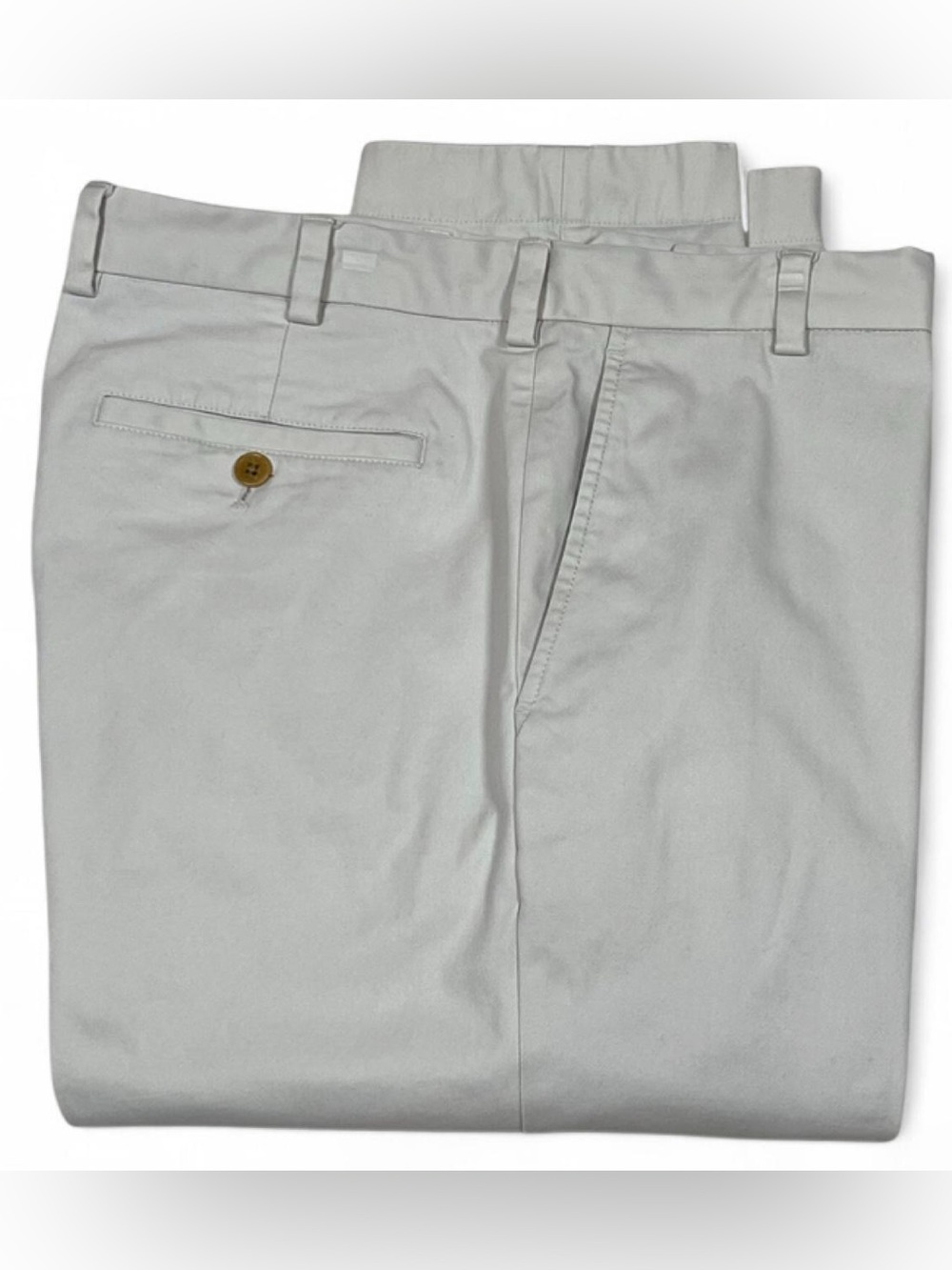 Brooks Brothers Slim Fit Supima Ivory Chino Pants Men’s Size W36 L31 Golf Khakis